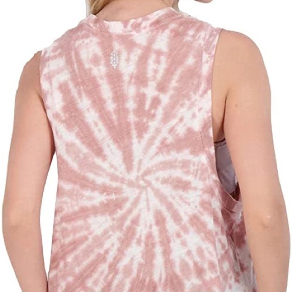 NWT FREE PEOPLE Love Tank Tie Dye in Fireside Combo Size Medium - Picture 4 of 16